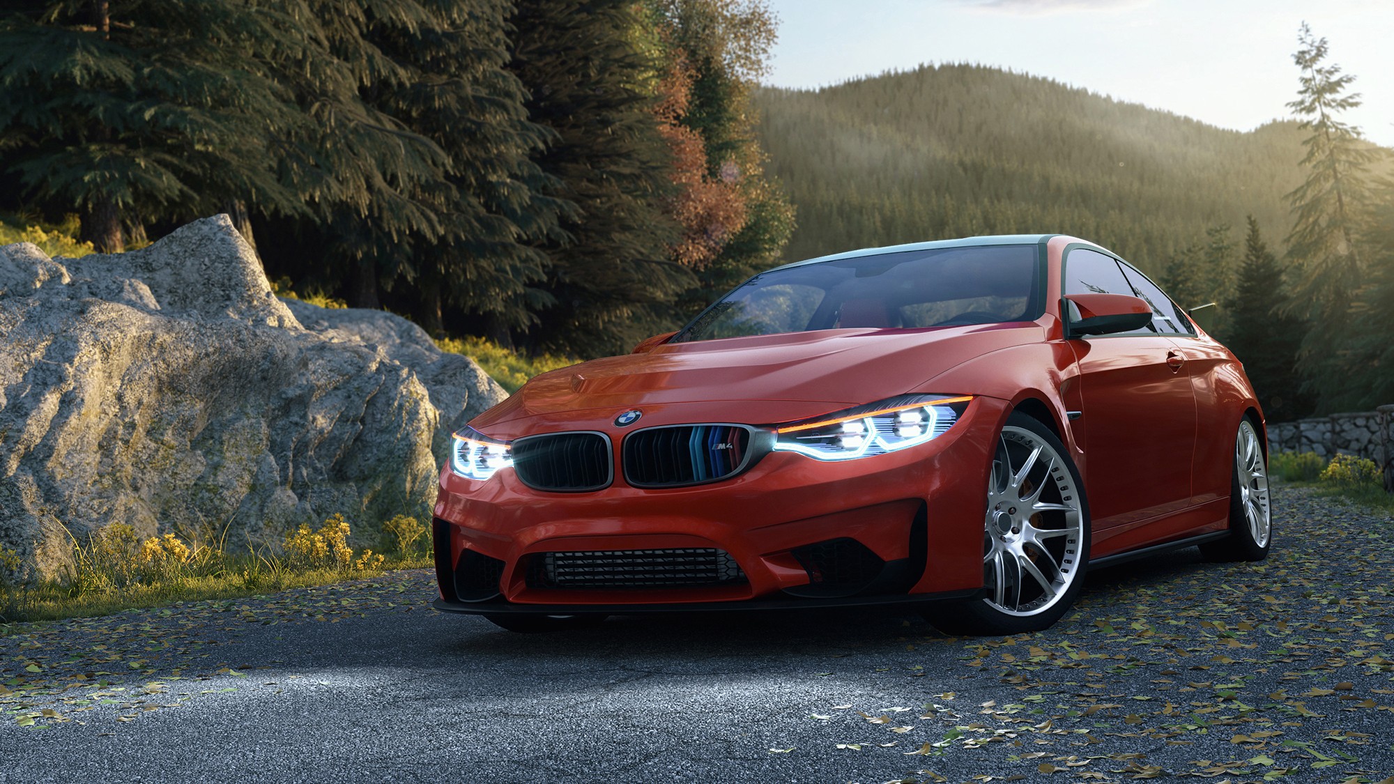Car-render-BMW-vehicle-sports-car-BMW-M3-BMW-M4-Coupe-corona-render-coupe-Convertible-performance-car-Sedan-wheel-supercar-land-vehicle-automotive-design-automotive-exterior-automobile-make-